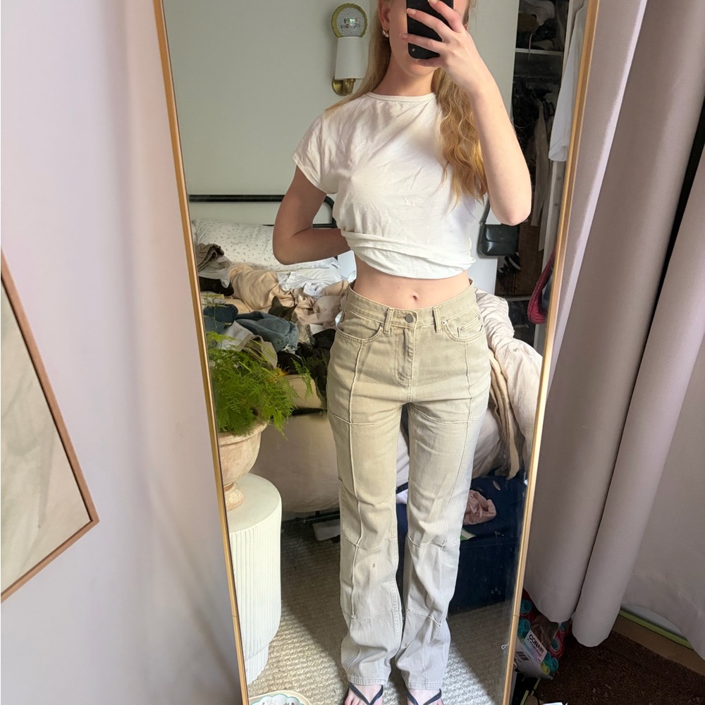 Source Unknown Beige Pants View 2
